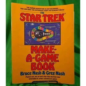 Star Trek- Make‎ A Game Book Simon Schuster 1979 Rare